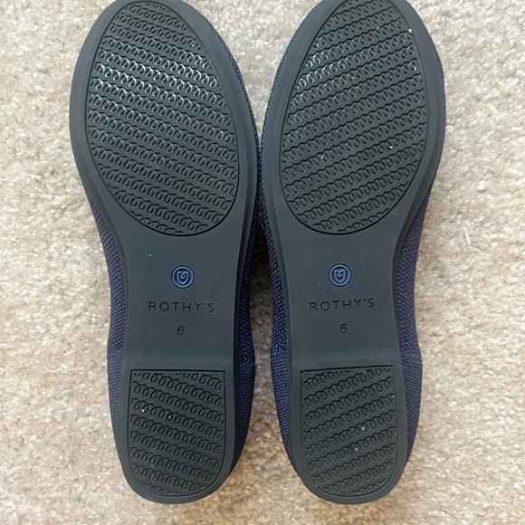 Retired Maritime Navy Rothy Flat Shoes Size 6 - Picture 7 of 8